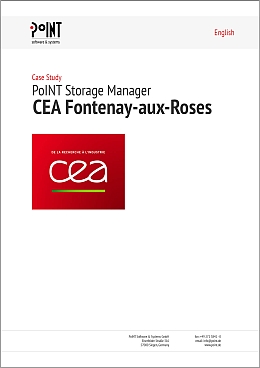 Auf weißem Hintergund ist auch das rote Logo von CEA und das Wort Case Study platziert.