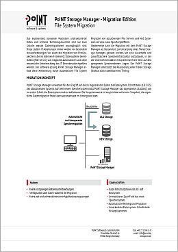 Wie eine erfolgreiche Migration von Daten erfolgen kann, erklärt dieses Datenblatt. 