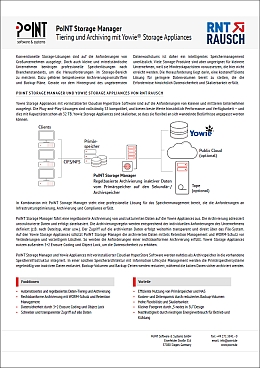 PoINT Storage Manager + Yowie Storage Appliances