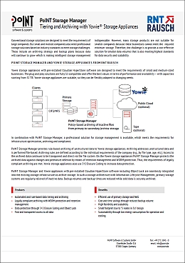 PoINT Storage Manager + Yowie Storage Appliances