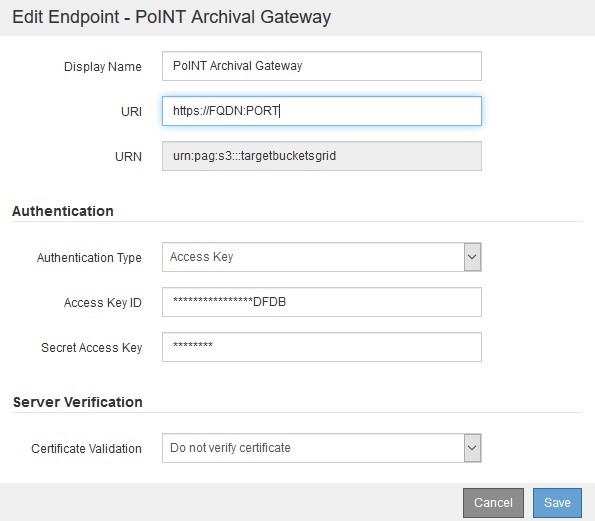 NetApp StorageGRID Replication on Tape | PoINT Archival Gateway