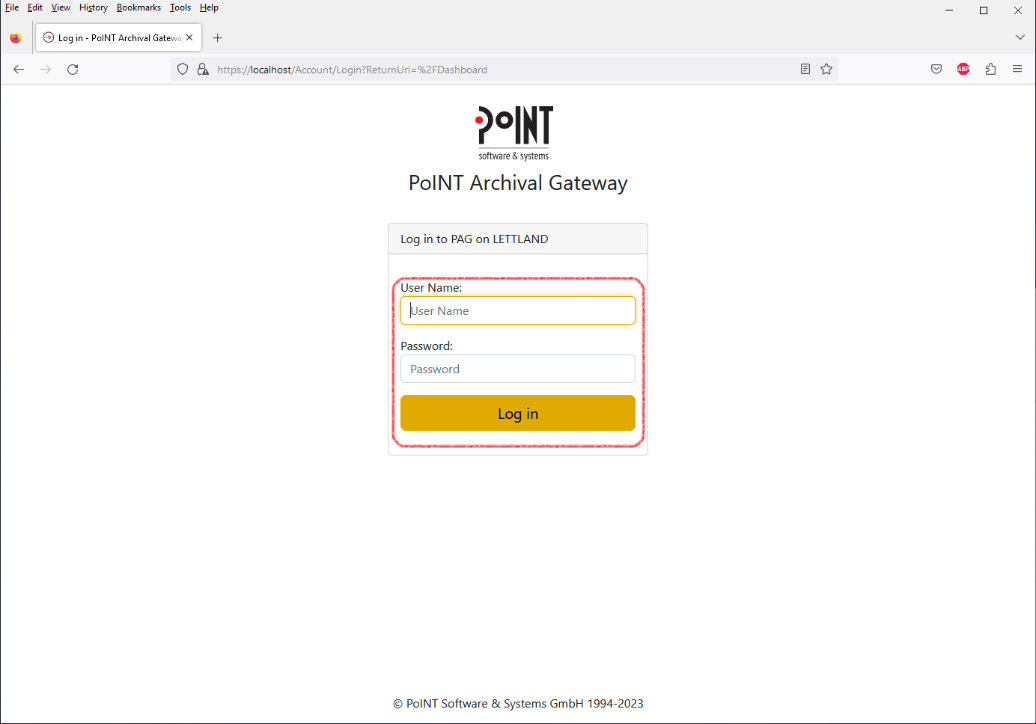 PoINT Archival Gateway - Bucket Creation