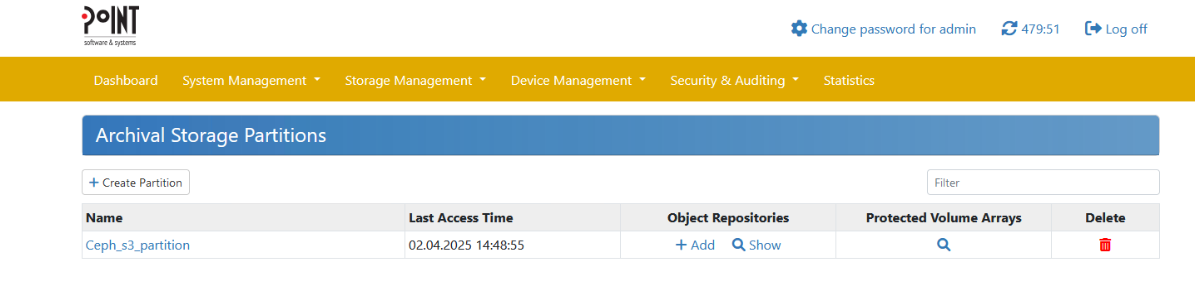 Integrating IBM Storage Ceph with PoINT Archival Gateway Integrating IBM Storage Ceph with PoINT Archival Gateway