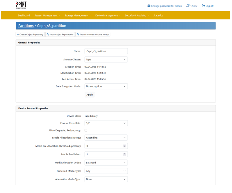 Integrating IBM Storage Ceph with PoINT Archival Gateway Integrating IBM Storage Ceph with PoINT Archival Gateway