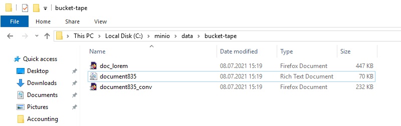 PoINT Storage Manager & MinIO PoINT Storage Manager & MinIO