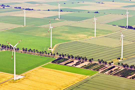 Infrastructure-optimization-wind-turbines The arrangement of the wind turbines in nature is tuned. So it is with the stores in an infrastructure optimization.
