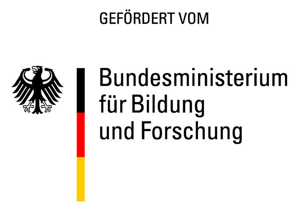 Logo-Bundesministerium-fuer-Bildung-und-Forschung Auf dem Logo des Bundesministeriums für Bildung und Forschung ist links de schwarze Bundesadler platziert und rechts daneben die Nationalfarben.