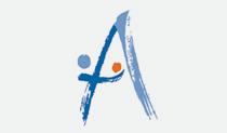 Ein blaues A ist das Logo der St. Augustinus Klinken. 